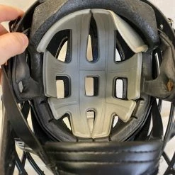 Used Cascade Size M/L Black Green Lacrosse Helmet Lacrosse New And Used