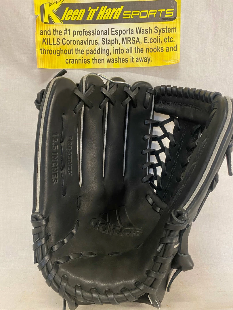 New Adidas Pro Series Black-Gray Size-Glove 12.5" Baseball Throws Left Glove 3 New Adidas Pro Series Black-Gray Size-Glove 12.5" Baseball Throws Left Glove