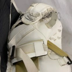 Used Bauer Reflex Reg (Lt Hand) Hockey White/ Navy Goalie Catcher Ice Hockey Goalie Catchers And Blockers 10 Used Bauer Reflex Reg (Lt Hand) Hockey White/ Navy Goalie Catcher Ice Hockey Goalie Catchers And Blockers
