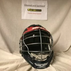 Used Cascade CPX Size L Navy Red Lacrosse Helmet Lacrosse New And Used
