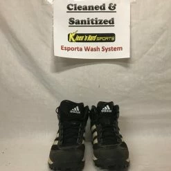 Used Adidas Size 8.5 MLB Black-White Baseball Cleats