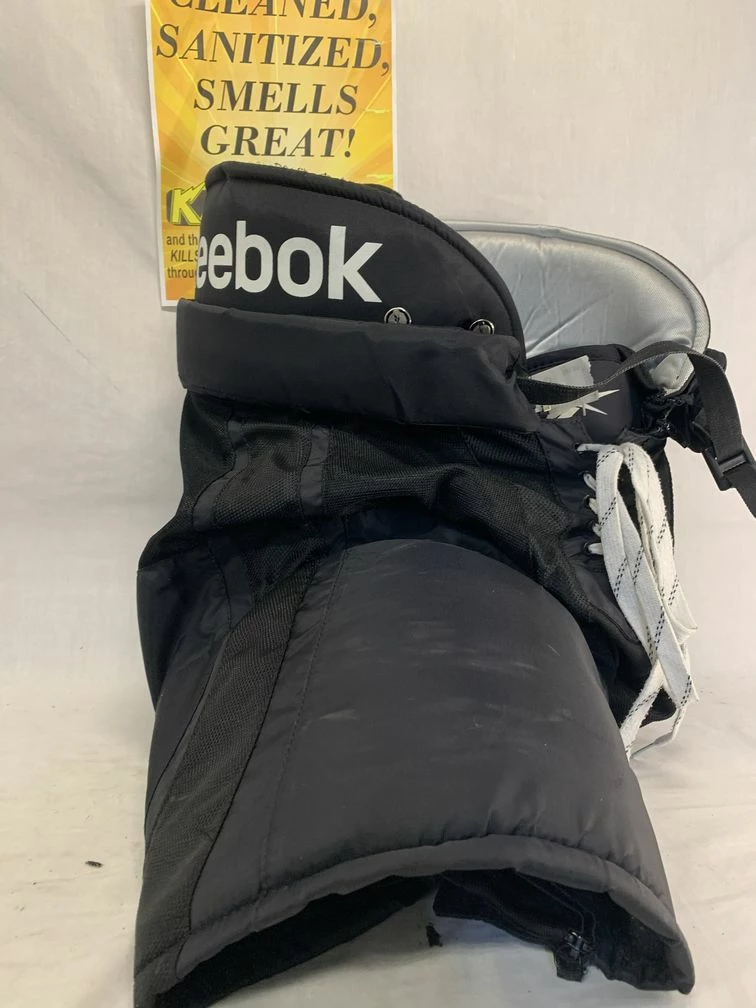 Used Reebok 16K Size Jr M Reg Black Ice Hockey Pants 5 Used Reebok 16K Size Jr M Reg Black Ice Hockey Pants