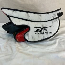 Used Reebok Revoke PS SR Size Sr Reg (Rt Hand) Red/Black/White Goalie Blocker