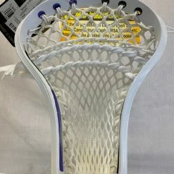 New Brine Clutch III (HS) Strung Mens White-Purple Lacrosse Head