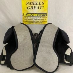 Lacrosse New And Used Used Brine Avalanche Sp4 Black Silver Size M Lacrosse Shoulder Pads