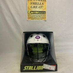 Lacrosse New And Used New Cascade CS Size OSFM Yth U12 White Lacrosse Helmet