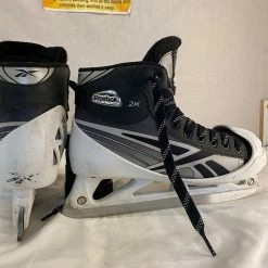 Used Reebok 2K Size 5.5 D Ice Hockey Goalie Skates Senior Hockey Skates 14 Used Reebok 2K Size 5.5 D Ice Hockey Goalie Skates Senior Hockey Skates