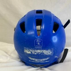 Used Cascade Size S Royal Blue Lacrosse Mens Helmet