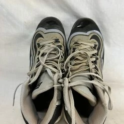 Used Nike Size 8.5 Huarache Black/Gray Baseball Cleats