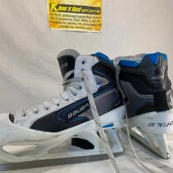 Used Bauer Reactor 5000 Size 6.5 D Ice Hockey Goalie Skates Bauer Skates