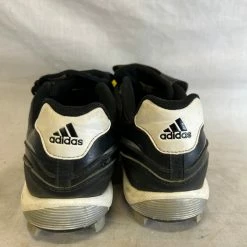 Used Adidas Size-6.5 Black-White Baseball Cleats