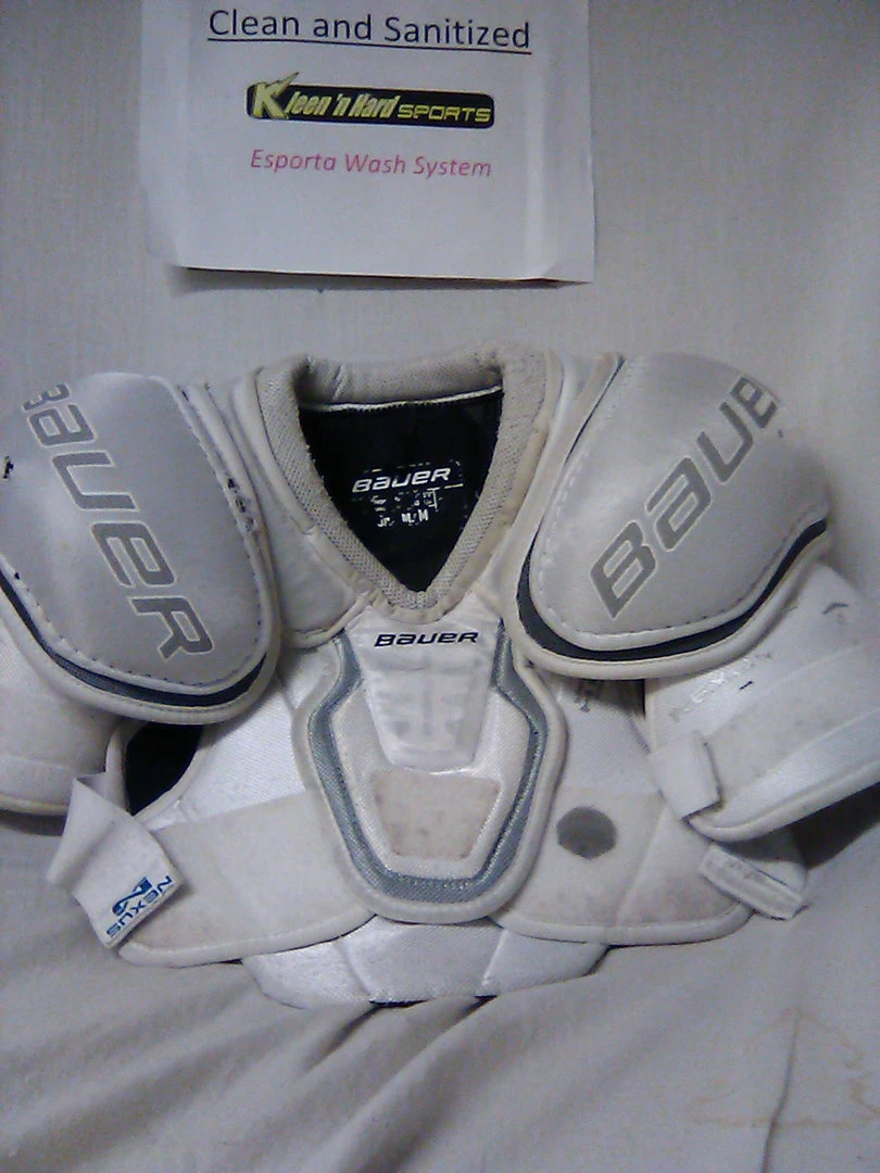 Ice Hockey Protective Used Bauer Nexus 600 Size Jr M Ice Hockey Shoulder Pads 3 Ice Hockey Protective Used Bauer Nexus 600 Size Jr M Ice Hockey Shoulder Pads
