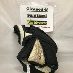 Used Bauer Reactor 6000 Full Right Sz Sr Black White Ice Hockey Goalie Catcher