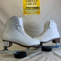 New Jackson White Mystique Size 4 C Figure Skating Figure Skates