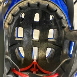 Used Cascade Size S Royal Blue Lacrosse Mens Helmet