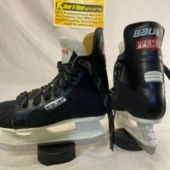 Bauer Skates Used Bauer Premier Ice Hockey Size Yth 13.5 D Skates