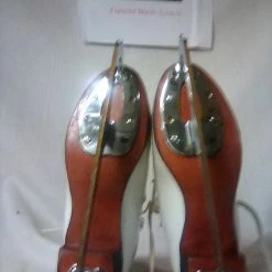 Used Riedell Gold Star 375 Size 5 C White Figure Skating Figure Skates