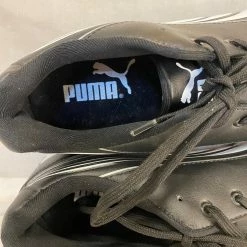 New Puma Size 11 Sample Black Low Metal Baseball Cleats