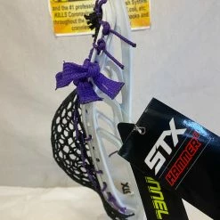 New STX Hammer U Pro Strung Mens White Defense Lacrosse Head Lacrosse New And Used