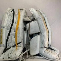 Ice Hockey Goalie Leg Pads Used Boddam Vanquish Size 33