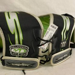 Used Warrior Millennium Green Black Size Medium Lacrosse Shoulder Pads Lacrosse New And Used
