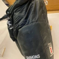 Used Simmons Pro System 1 Size Sr XL Black Ice Hockey Goalie Pants