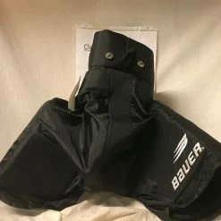 Used Bauer Supreme 3000 Size Jr M Black Ice Hockey Pants