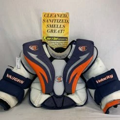 Used Vaughn Velocity V4 7250 Size Jr L Ice Hockey Goalie Chest Protector