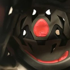 Used Itech NV 7 Pro Size Sr Black Ice Hockey Goalie Helmet