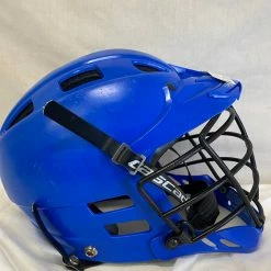Used Cascade Size S Royal Blue Lacrosse Mens Helmet