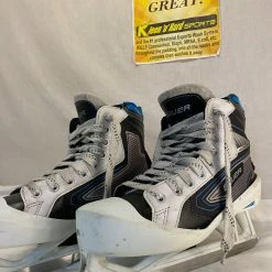 Used Bauer Reactor 5000 Size 5 D Ice Hockey Goalie Skates
