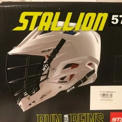 Lacrosse New And Used New STX Stallion 575 Size S Black Lacrosse Mens Helmet