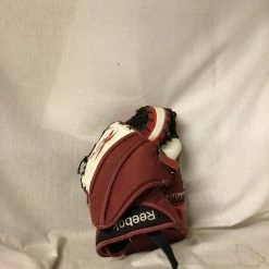 Reebok Used Reg (Lt Hand) Revoke 9000 Sr Wh-Red-Blk Ice Hockey Goalie Catcher