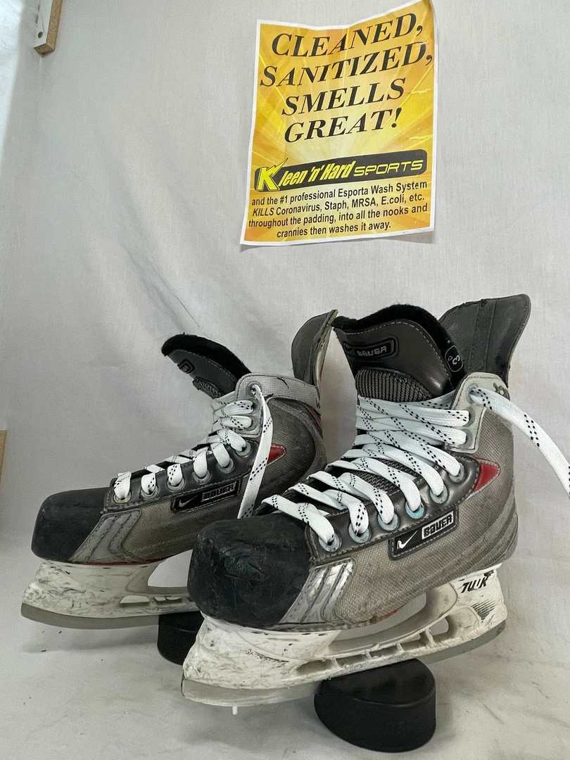 Junior Hockey Skates Used Nike Bauer Vapor XXV Ice Hockey Size 3 D Skates 10 Junior Hockey Skates Used Nike Bauer Vapor XXV Ice Hockey Size 3 D Skates