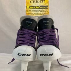 Ice Hockey Goalie Skates Used CCM RibCor 40K Size 4 D Hockey Goalie Skates