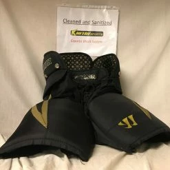 Used Warrior Hitman Size Jr S Reg Black-Gold Ice Hockey Pants