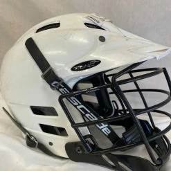 Lacrosse New And Used Used Cascade Clk2 Size M/L White Lacrosse Helmet