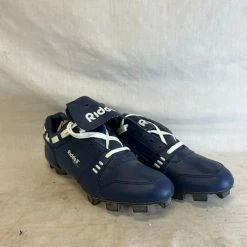 New Riddell Size 11.5 Power Strap Blue/White Rubber Baseball Cleats