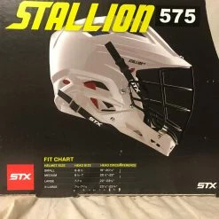 Lacrosse New And Used New STX Stallion 575 Size S Black Lacrosse Mens Helmet