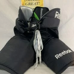 Used Reebok 16K Size Jr M Reg Black Ice Hockey Pants