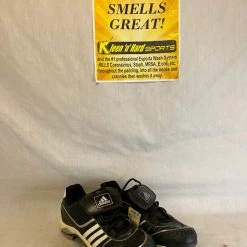 Used Adidas Size-6.5 Black-White Baseball Cleats