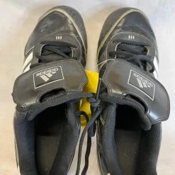 Used Adidas Size-6.5 Black-White Baseball Cleats