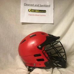 Lacrosse New And Used Used Cascade Size S/M Red-Black Lacrosse Helmet