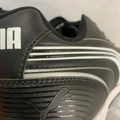 New Puma Size 11.5 Sample Black Low Metal Baseball Cleats