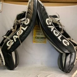 Ice Hockey Goalie Leg Pads Used Eagle Fusion Size 38