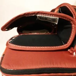 Used Reebok 9000 Size Sr Reg (Rt Hand) White-Red-Black Ice Hockey Goalie Blocker