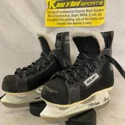 Used Bauer Challenger Size Yth 10 Ice Hockey Skates