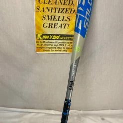 Baseball Bats Used Louisville Solo 618 Gray Blue Green L - W 30" - 19 Oz. (-11) USA Bat