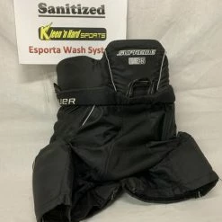 Used Bauer Supreme One35 Size Jr S Reg Black Ice Hockey Pants