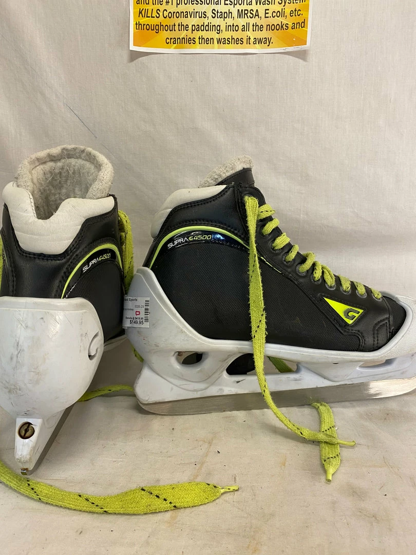 Used Graf Supra G4500 Size 9 D Ice Hockey Goalie Skates 6 Used Graf Supra G4500 Size 9 D Ice Hockey Goalie Skates